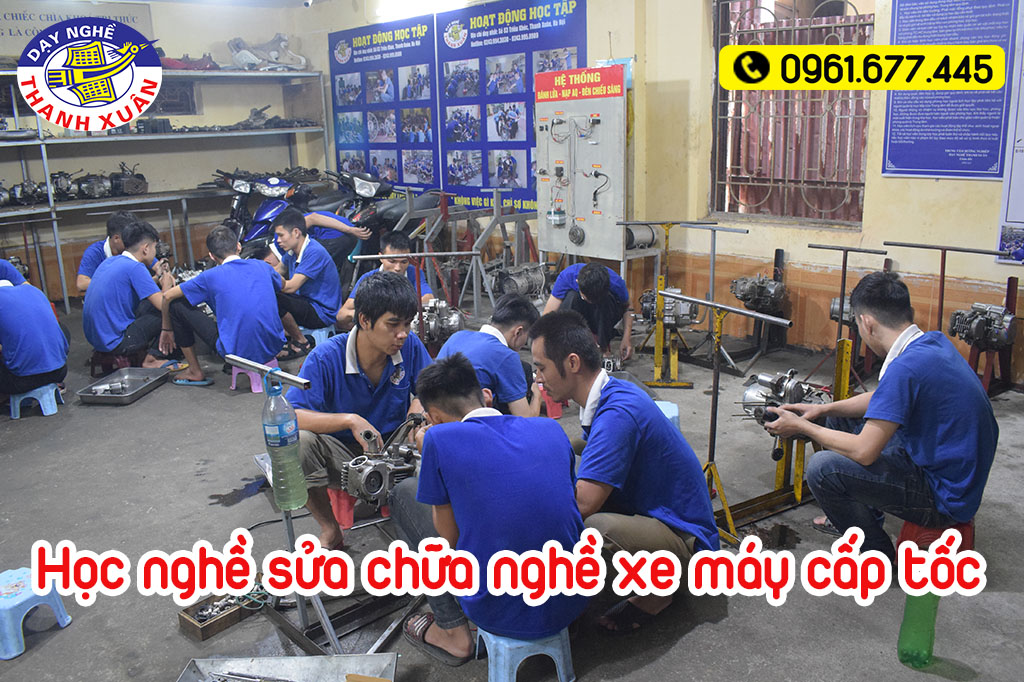 Học nghề sửa chữa Xe máy cấp tốc